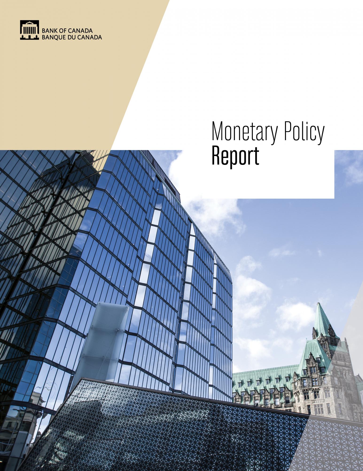 Monetary Policy Report – October 2020 - Bank Of Canada